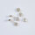Perle 5mm / 5gr. / ca. 14 Stück / silber