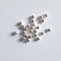 Bead, brushed 10g / approx. 240 pieces / silver