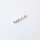 Bead, brushed 10g / approx. 350 pieces / gold