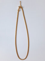 Snake Chain 4mm 43+3cm / 1 piece / gold