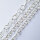 Silver chain 8mm / 1 cm / silver