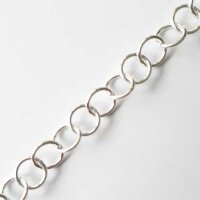 Silberkette 10mm / 1cm / silber