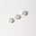 Clover Bead 8mm / 5 pieces / silver